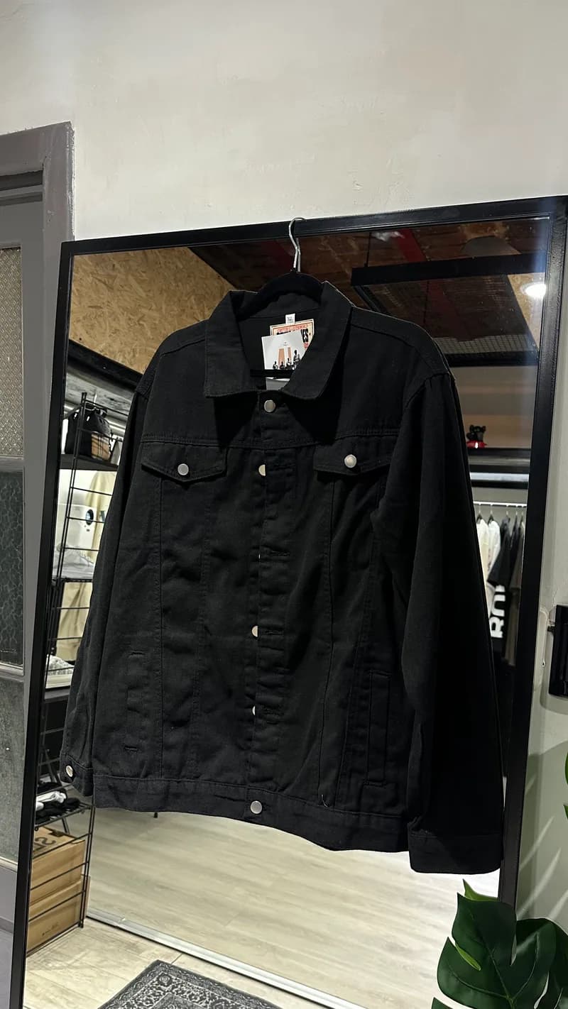 Corteiz Campera de jean negra Corteiz — Camperas