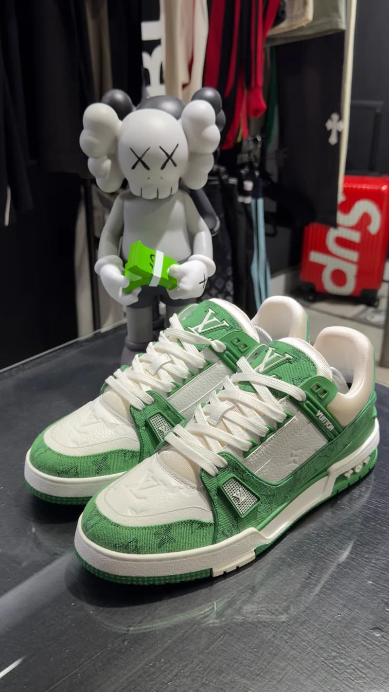 Louis Vuitton Zapatillas Louis Vuitton Trainer verdes — Zapatillas